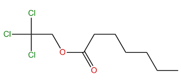 2,2,2-Trichloroethyl heptanoate